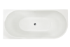 Акриловая ванна Royal Bath Riva RB610312L-CH левая, белая, 180x80