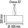 Подвесной светильник TopDecor Crocus Glade S2 01 334g фото 2