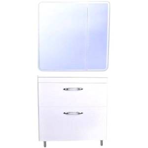 Мебель для ванной Style Line Каре 80 напольная, Люкс Plus, белая