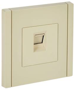 Розетка компьютерная RJ45 IEK Forte&Piano FP-K10-2-K10 ваниль