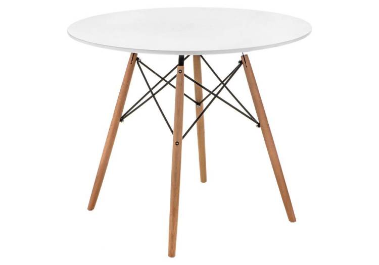 Стол Woodville Table 15363 white/wood
