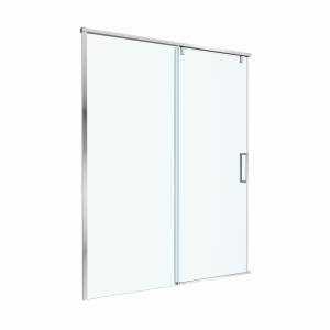 Душевая дверь в нишу BelBagno SOFT_CLOSE-1-BF-1-150-C-Cr профиль хром, стекло прозрачное, 150x200