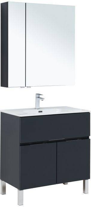 Мебель для ванной Aquanet Алвита New 80 274215 антрацит