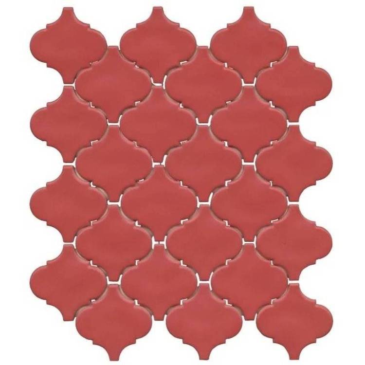 Керамическая плитка Kerama Marazzi Арабески Марокко KM2630M0061N Красный Матовый 26x30