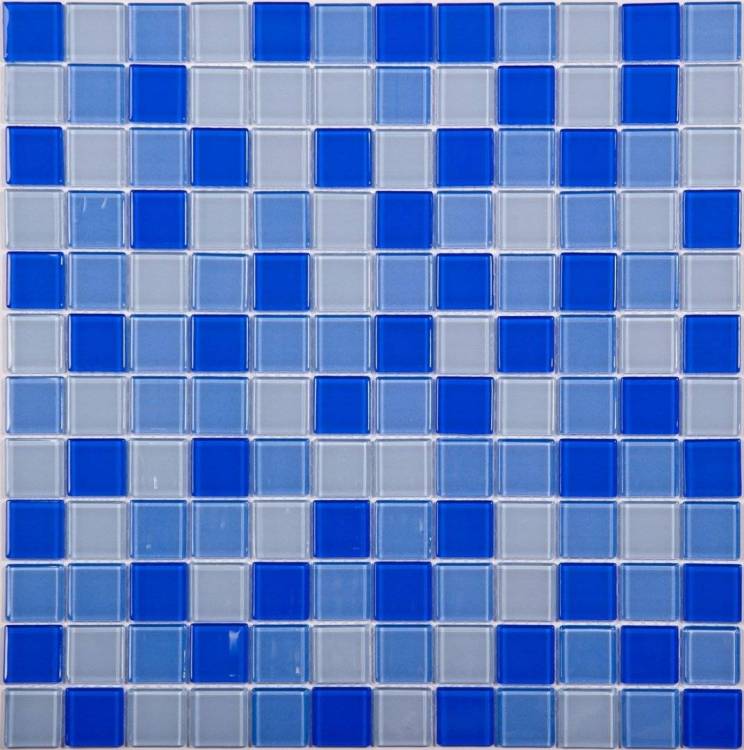 Мозаика NSmosaic Crystal series J-347 стекло (25x25x4) 318x318