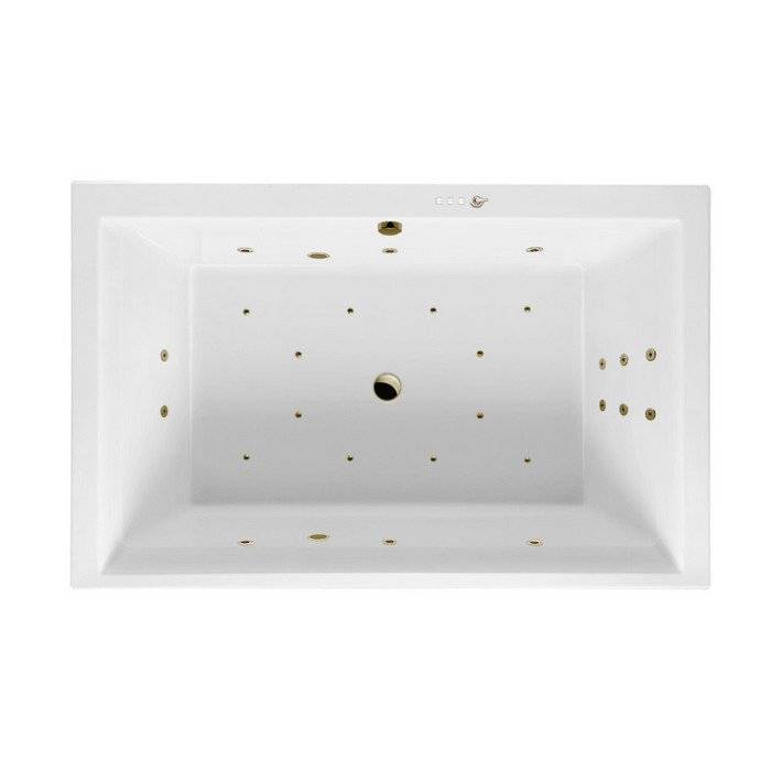 Акриловая ванна Excellent Crown Lux ULTRA WAEX.CRO19.ULTRA.BR 190x120 бронза