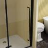 Душевая дверь Vincea Slim-N VDPH-5SN100CLB профиль черный, стекло прозрачное, 100x195 фото 3
