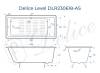 Чугунная ванна Delice Level DLR230618-AS 140x70, с антискользящим покрытием, без ножек фото 8