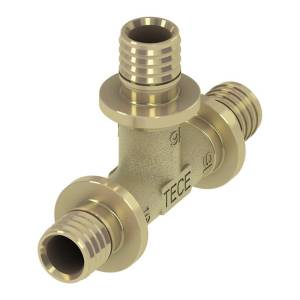 Тройник TECE TECEflex 90 гр. 32 х 32 х 32, латунь