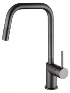 Смеситель для кухни Wonzon & Woghand WW-6018-BGG темный графит