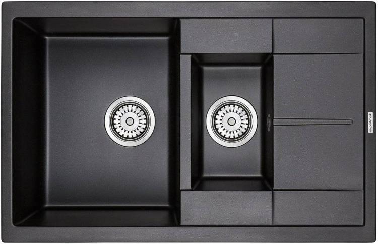 Мойка кухонная Paulmark Feste PM237850-BL черный