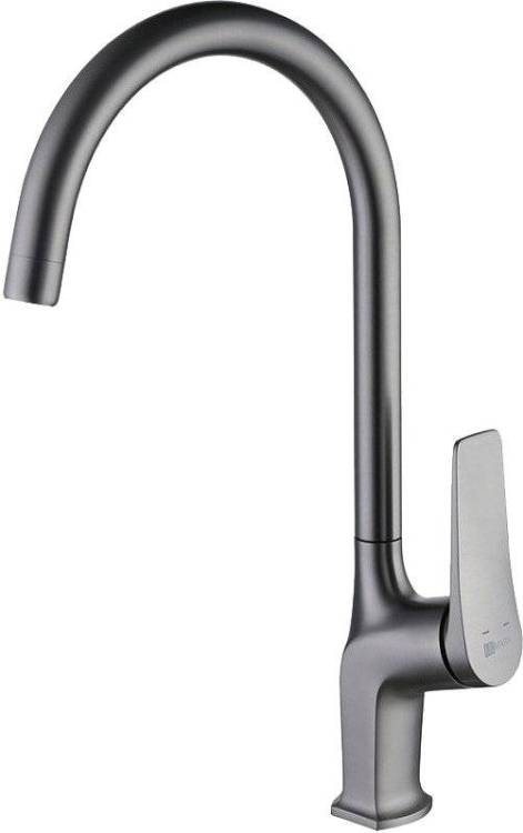 Смеситель для кухни Lemark Bronx LM3705GM графит