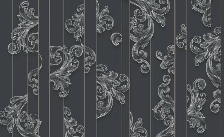 3D Фотообои Artegrafico «Волны Посейдона стального оттенка» PL-018 песок