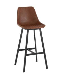 Стул барный Stool Group Texas 9085C MAP/9 экокожа, коричневый