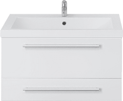 Тумба для комплекта 1MarKa Соната 58П с 2 ящиками, белый глянец