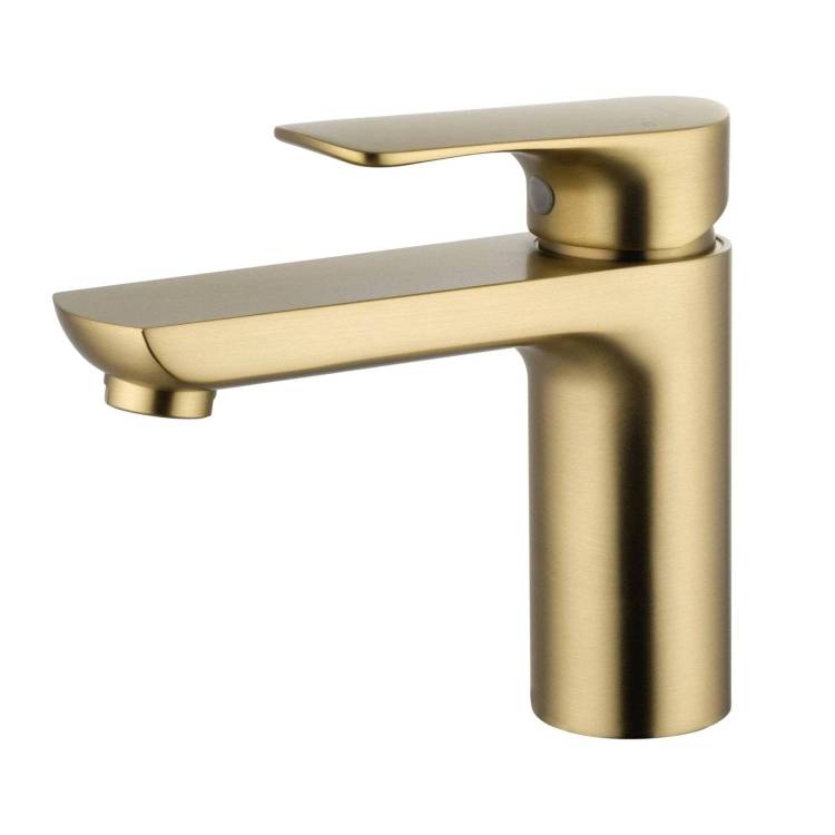 Смеситель для раковины Wonzon & Woghand WW-A40732-BG брашированное золото