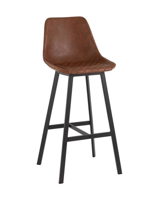 Стул барный Stool Group Texas 9085C MAP/9 экокожа, коричневый