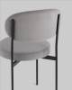 Набор из 4 стульев Stool Group Бриф DD AV 477-C83-K477NEW-9005-K X4 серый, велюр фото 7
