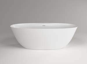 Ванна из искусственного камня Plumberia Selection VELOMA 180BO 180x80, белый матовый