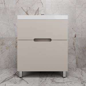 Тумба под раковину Style Line Матис 70 ЛС-00002434 напольная, крем, 70x82x45