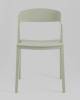 Набор из 4 стульев Stool Group Moris SL-7089 green 90455 X4 серо-зеленый, пластик фото 8