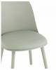 Стул Stool Group Fog SL-7022DP greyish green 90455 пластик серо-зеленый с подушкой фото 7