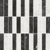 Декор Kerama Marazzi Тубкаль KMD2MSA003BR мозаичный микс чёрный белый глянцевый обрезной 30x30 фото 2
