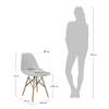 Стул Bradex Home Eames FR 0041, черный фото 5
