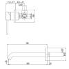 Смеситель для раковины Gattoni Circle two 9137/91C0 встраиваемый, излив 208 мм, Хром фото 2