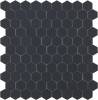 Мозаика Vidrepur Hex Nordic № 903 Черный (на сетке) 30.7x31.7