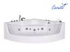 Акриловая ванна Cerutti Spa C-401A гидромассажная, белая, 150x150 фото 3