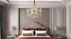 Дизайнерская панель Artpole MM-0043 Aristocrate&Swarovski Platinum матовый 60x2.4x60 фото 2