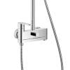 Душевая стойка Haiba HB24590 хром фото 2