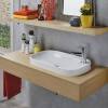 Раковина встраиваемая Sanitana Be You S10062216700000 с отверстием под смеситель справа, 60см, белая фото 4