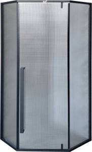 Душевой уголок Cerutti Spa C3ABD 90x90, профиль черный