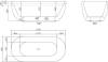 Акриловая ванна BelBagno BB70-1700-800 фото 6