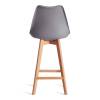Стул барный Tetchair Tulip Bar (mod. C1014H-1) 21242 Grey (серый) 92717/натуральный 42x47.5x104 фото 4