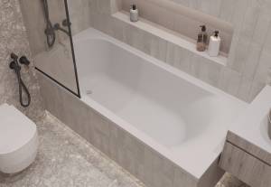 Акриловая ванна Relisan Eco Plus Селена Гл000025995 без каркаса, 170x70