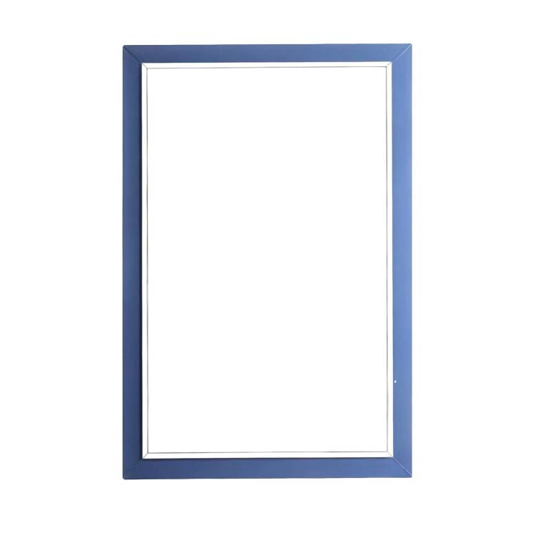 Зеркало Armadi Art Lucido 70x105, насыщенный синий, с подсветкой