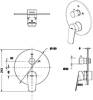 Смеситель для ванны Bravat Rhein PB8429564BW-2-ENG фото 2