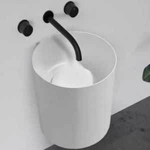 Раковина Abber Stein AS2624 42 см, белая матовая