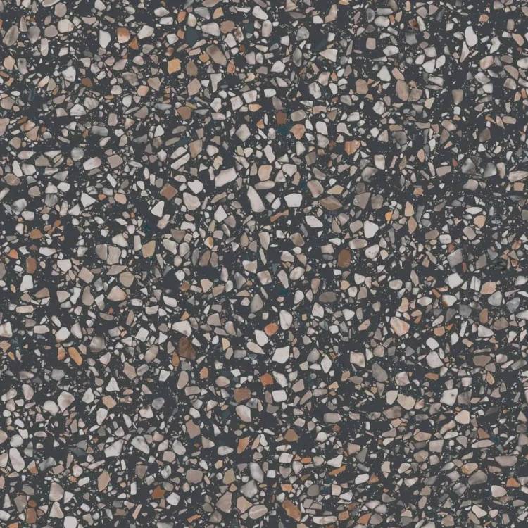 Керамогранит Kerama Marazzi Бричиола KM6060G0021R чёрный матовый обрезной 60x60