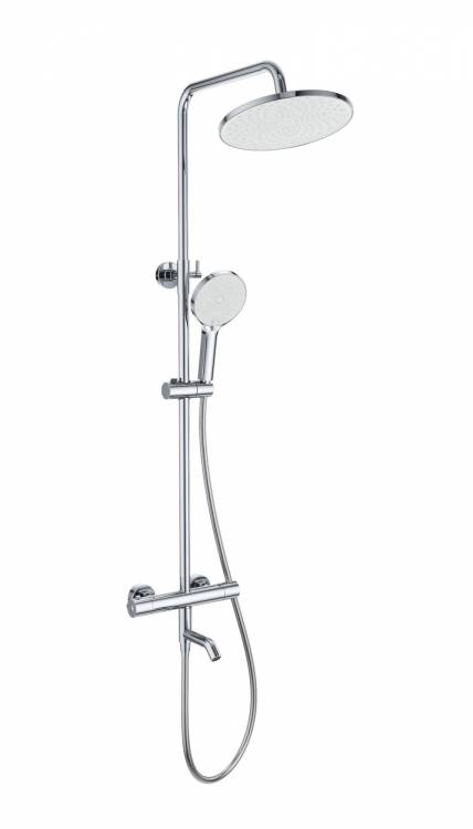 Душевая стойка Wonzon & Woghand WW-B3065-T1-CR с термостатом, хром