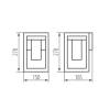 Садовый настенный светильник Kanlux VIMO EL 27 BR 34981 фото 2