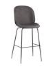 Набор из 2 барных стульев Stool Group Beetle PU 9329C GREY X2 серый со спинкой фото 2