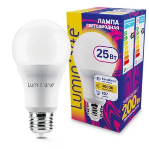 Светодиодная лампа Wolta Lumin Arte LSTD-A65-25W3KE27