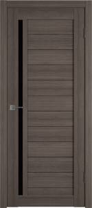 Межкомнатная дверь Владимирская Фабрика Дверей Atum 9 Grey стекло Black Gloss 800x2000
