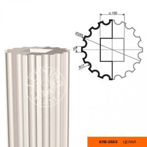 Тело колонны LepninaPlast КЛВ-255/3 25.5x25.5x250