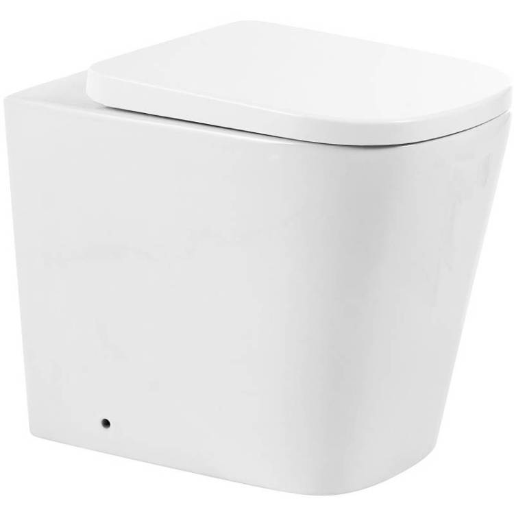 Унитаз приставной Belbagno Albano BB120CBR/BB120SC белый