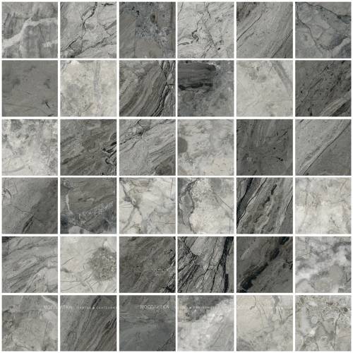 Мозаика Vitra MarbleSet K9513668LPR1VTE0 Темно-серый 7ЛПР 30x30